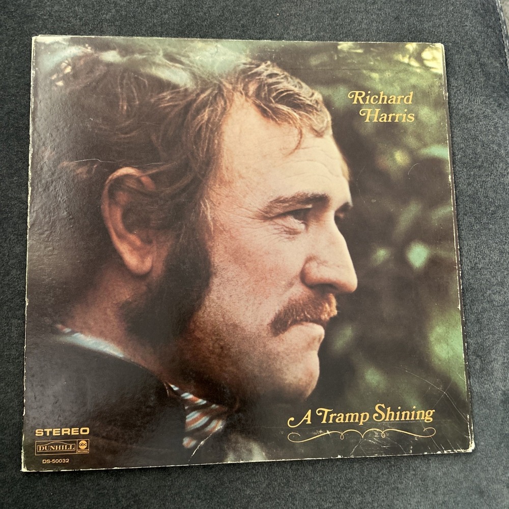 Richard Harris, A TRAMP SHINING,  LP record album, VG+, ABC Dunhill DS-50032